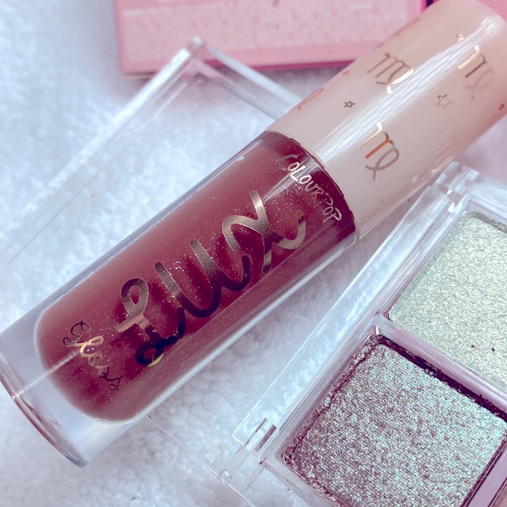 COLOURPOP The Fixer & Like A Virgo EYESHADOW QUAD PALETTE LUX LIP GLOSS BNIB NEW - Picture 3 of 6